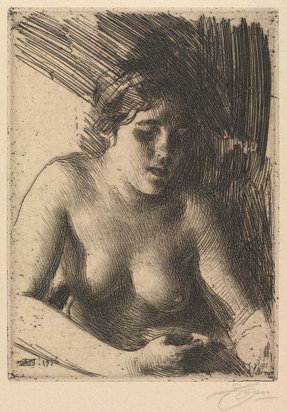 Anders Zorn - Buste (1916) van Peter Balan