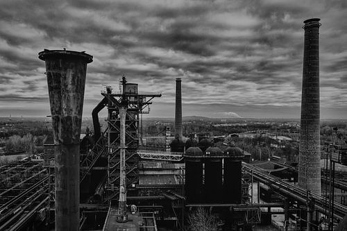 Ein Blick über die Industrie