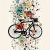 Fahrrad mit Korb von Peter Roder