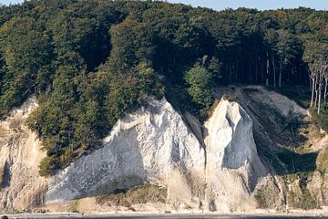 Côte de craie, falaises de craie Parc national de Jasmund sur l'île de R� sur Thilo Wagner