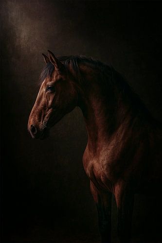 Portret van een paard