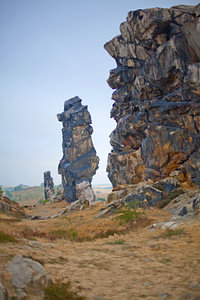 Die Teufelsmauer bei Neinstedt (Sachsen-Anhalt)