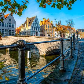 Fotografie België Architectuur - De oude binnenstad van Brugge van Ingo Boelter
