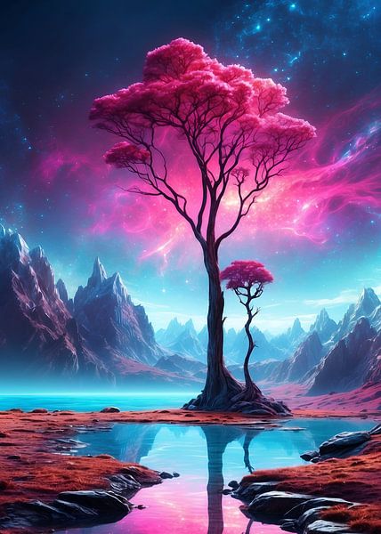 rosa Baum von Muhammad Yunus