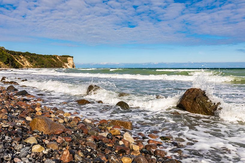 Coast near Cape Arkona on the island of Rügen by Werner Dieterich