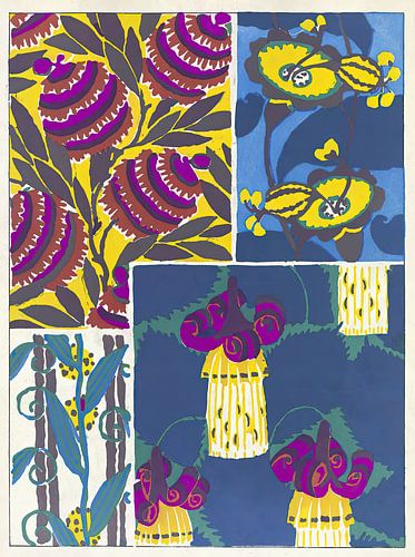 Émile-Allain Séguy - Ideeën voor stoffen en tapijten