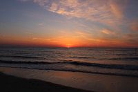 Sonnenuntergang in Scheveningen