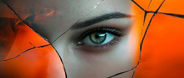 Look through broken glass by Poster Art Shop