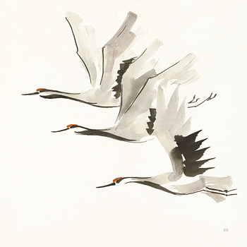 Zen Cranes II Warm, Chris Paschke