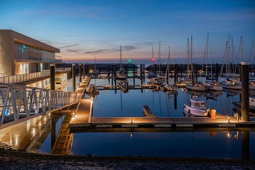 De haven van Cadzand-bad