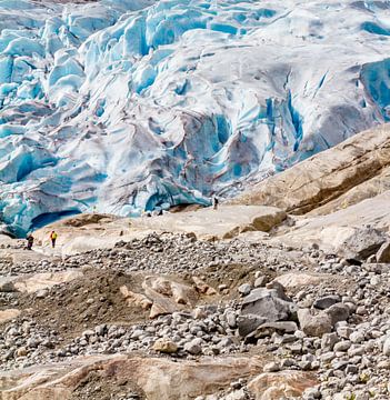 Nigardsbreen in Noorwegen van Hamperium Photography