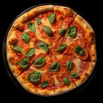 Pizza végétarienne sur TheXclusive Art