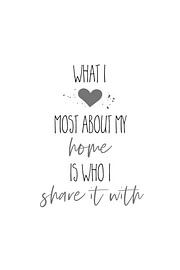 What I love most about my home von Melanie Viola