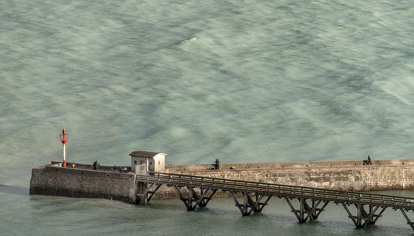 Oceaan pier bij Le Tréport van Harrie Muis