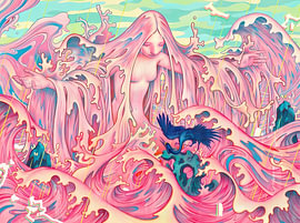 Rosewater Ocean Dream by Chromapetal