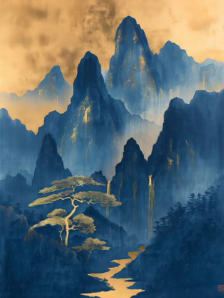 Landscape in Asia by Thea