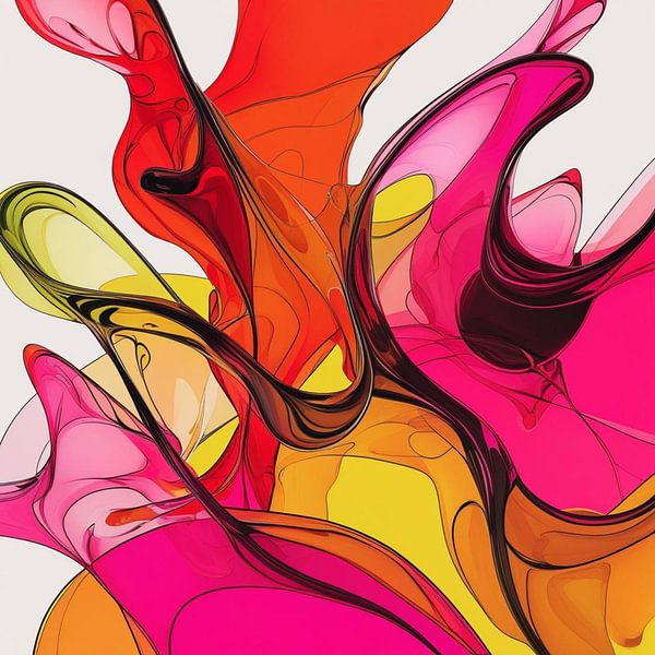 flowing fluorescent van Ellen Novara-da Lima