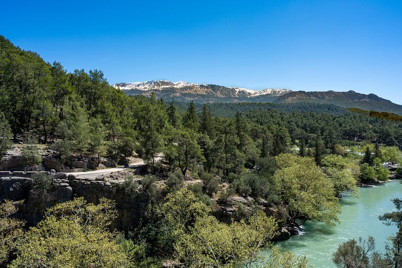Groene canyon - natuurwonder bij Antalya van Photo Art Thomas Klee