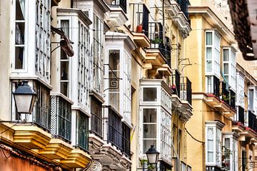 Old town of Cádiz by Uwe Merkel