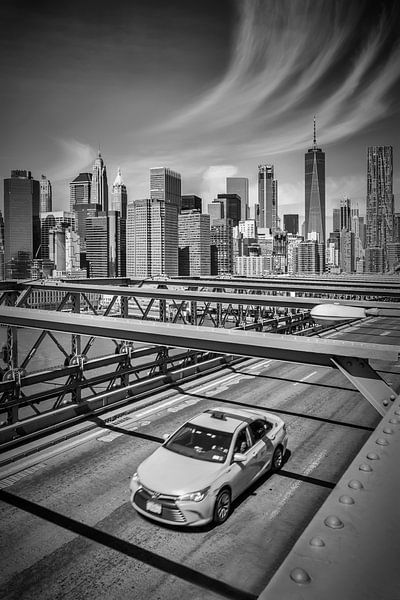 Urban weergave van de Brooklyn Bridge par Melanie Viola