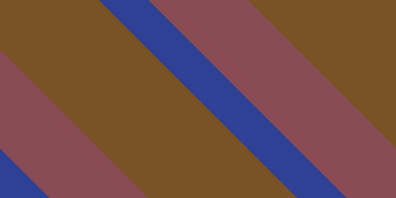 70s Retro funky geometrisches abstraktes Muster in ocker, kobaltblau, rosa von Dina Dankers
