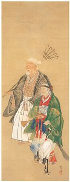 Kawanabe Kyōsai - Uit het Noh-spel, Takasago van Peter Balan