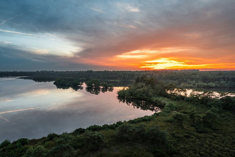 View over the Flaes nature reserve in Brabant (0147) by Reezyard