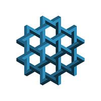 Bleu de l'hexagone de Penrose