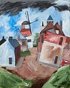 Willemstad in North Brabant by Antonie van Gelder Beeldend kunstenaar thumbnail