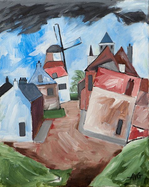 Willemstad in North Brabant by Antonie van Gelder Beeldend kunstenaar