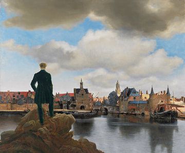 View of Delft, by Johannes Vermeer