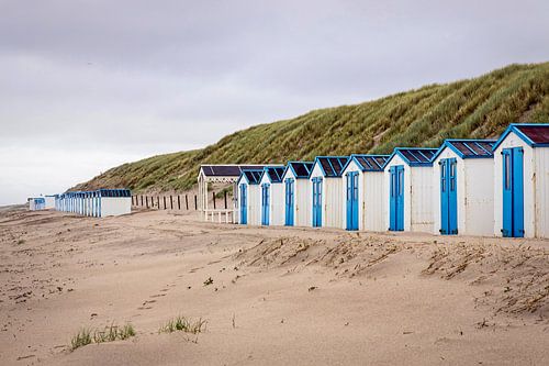 Strandhütten bei De Koog auf Texel