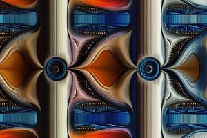 Abstrakt-Geometrische Formen in 3D + Strichzeichnungen