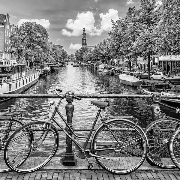 Typisch Amsterdam | Monochrom von Melanie Viola