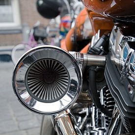 Harley Davidson close-up van Arie Storm