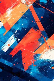 Coloured abstract composition - Dynamic by Poster Art Shop