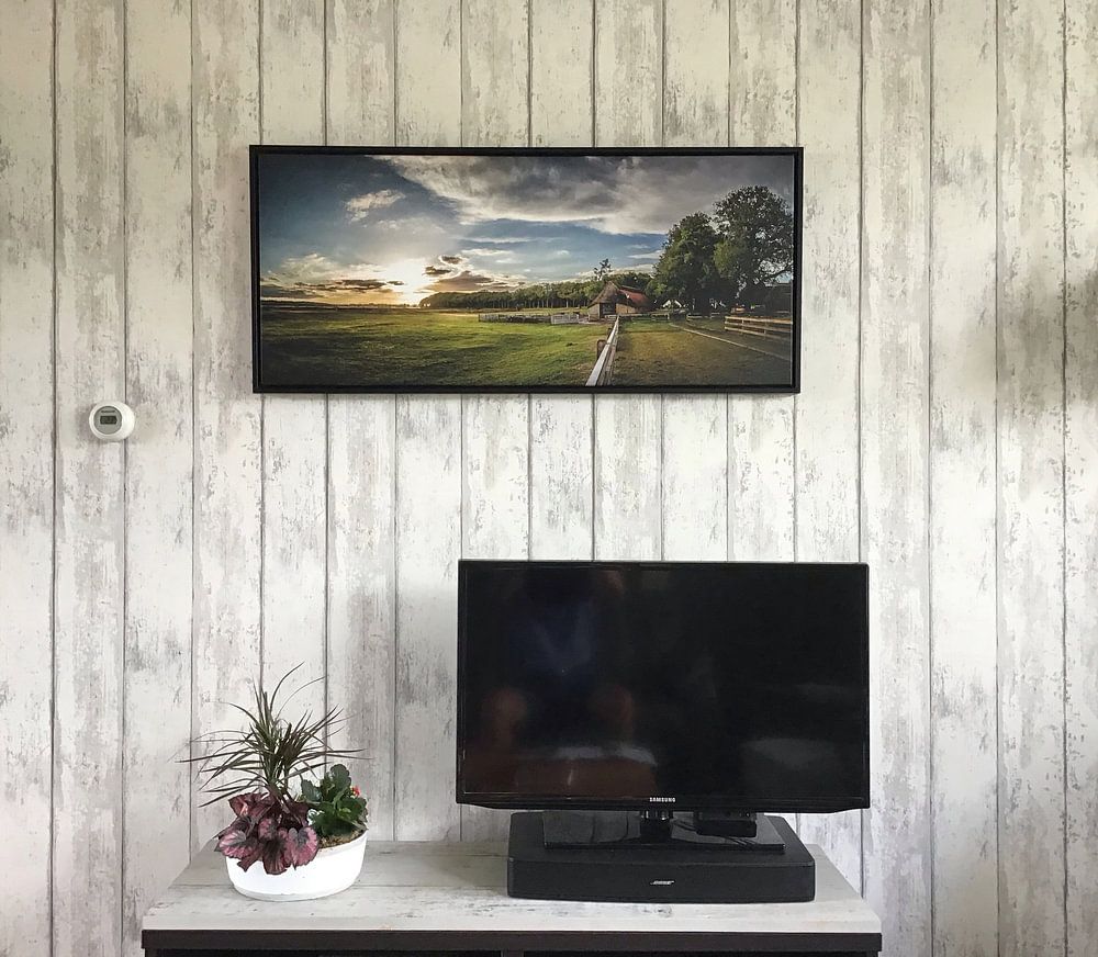 Sonnenuntergang im Schafstall (Ginkelse Heide) von Joram Janssen