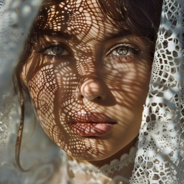 Top light: Portrait of a woman by Poster Art Shop