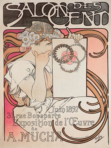 Alfons Mucha - Salon des Cents Exhibition