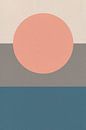 Sonne, Mond, Ozean. Ikigai. Abstrakte minimalistische Zen-Kunst VI von Dina Dankers Miniaturansicht