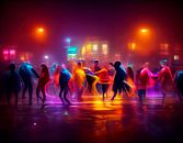 Dansend in de straten tijdens een zwoele zomernacht. Deel 12 van Maarten Knops thumbnail