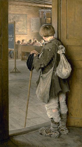 Bij de schooldeuren, Nikolay Bogdanov-Belsky - 1897