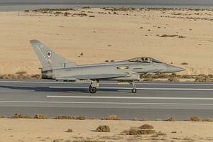 Start des Royal Air Force Typhoon Display Teams.