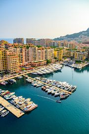 Fontvieille Harbour in Monaco by Sjoerd van der Wal Photography