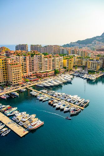 Le port de Fontvieille à Monaco sur Sjoerd van der Wal Photographie
