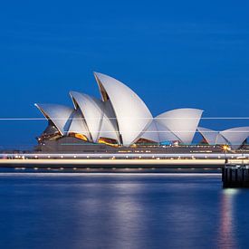 Sydney Opera House at blue hour by Marianne Kiefer PHOTOGRAPHY