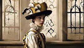 De vrouw met de sjieke hoed van Gert-Jan Siesling