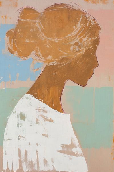 Frauenprofil | Urban Elegance von Wunderbare Kunst