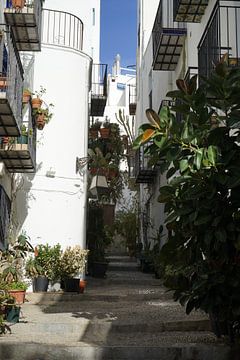 straatje in Peniscola (3) in Spanje