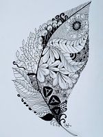 Zentangle Kunst Veer